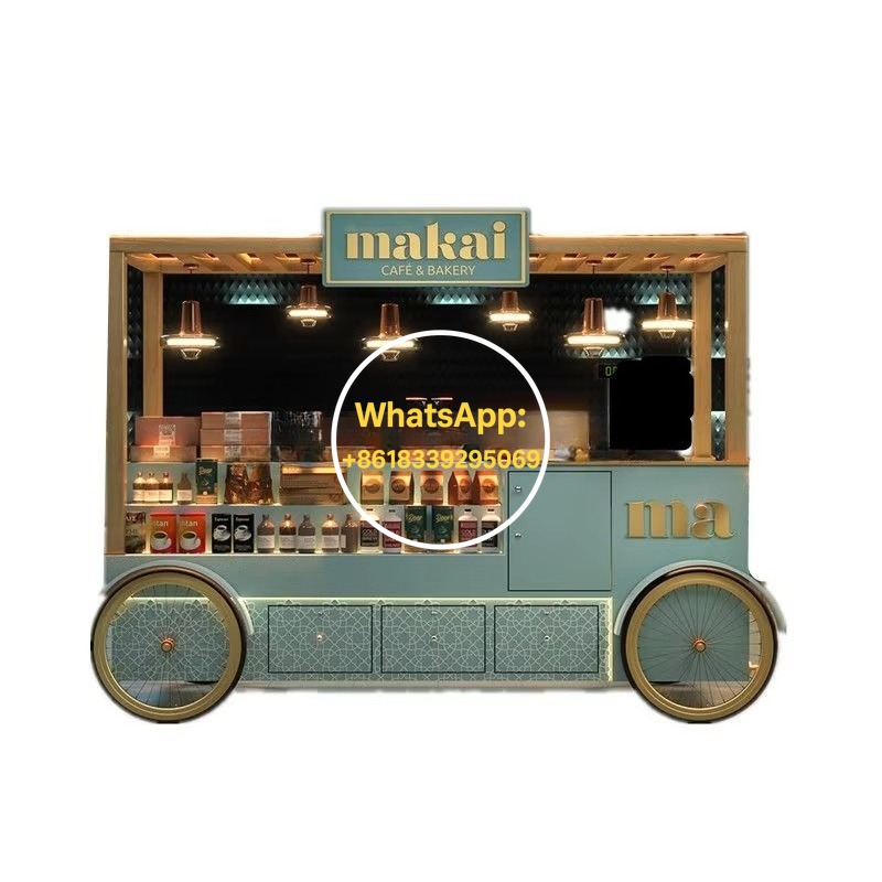 Food Snacks Business - Mobile Ice Cream Bike Push Cart