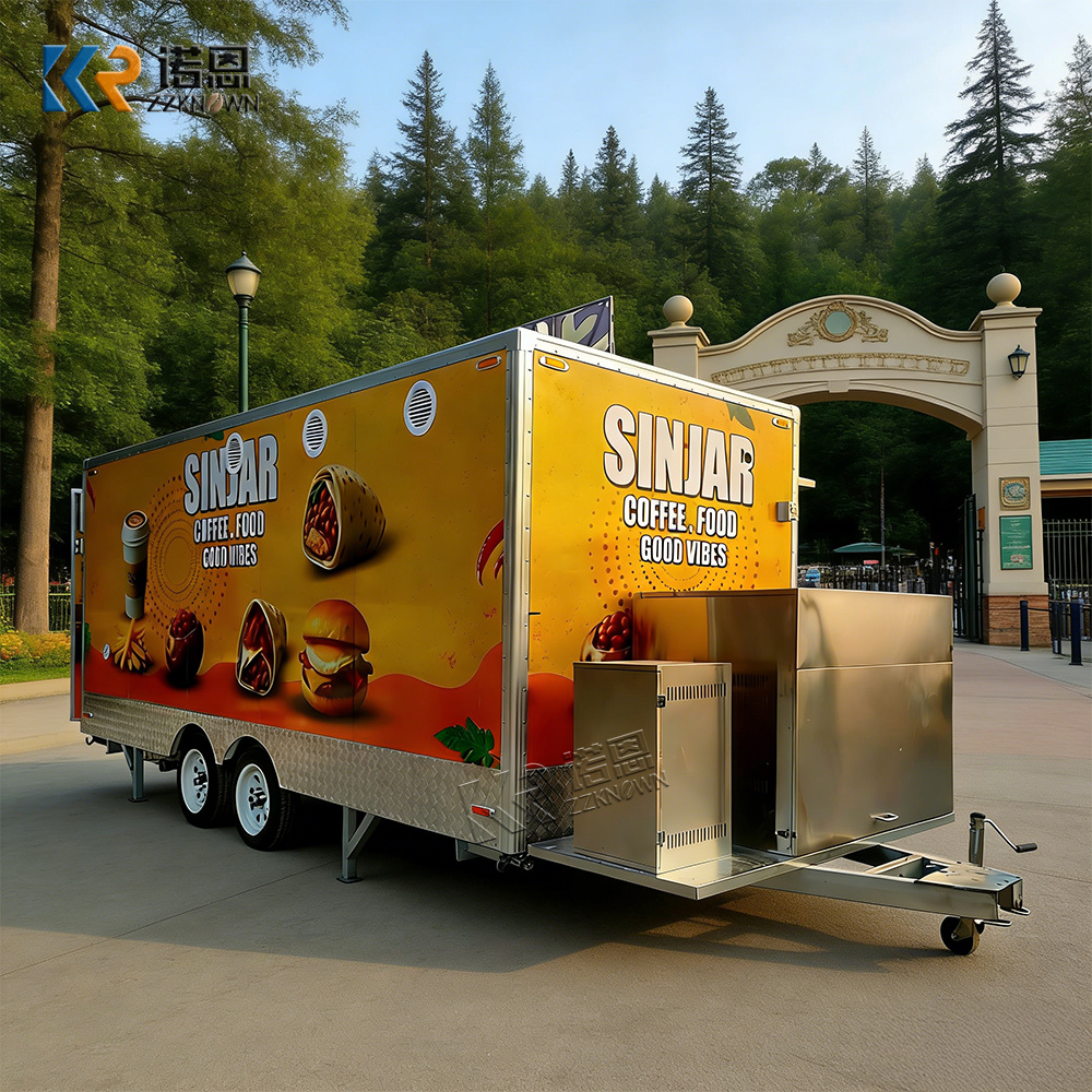 Food Truck With Snacks - CE DOT Outdoor Food Trailers Snack