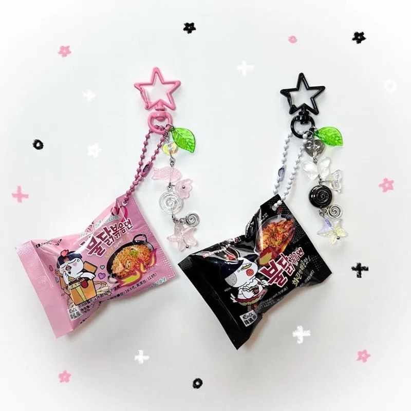 Spicy Food Snacks - Buldak Ramen Keychain Korean Spicy Noodle