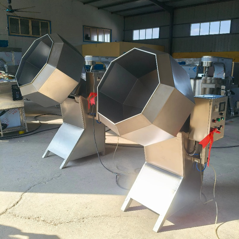 Food Snacks Business - Customized Scale Octagonal Seasoning Machine Compact