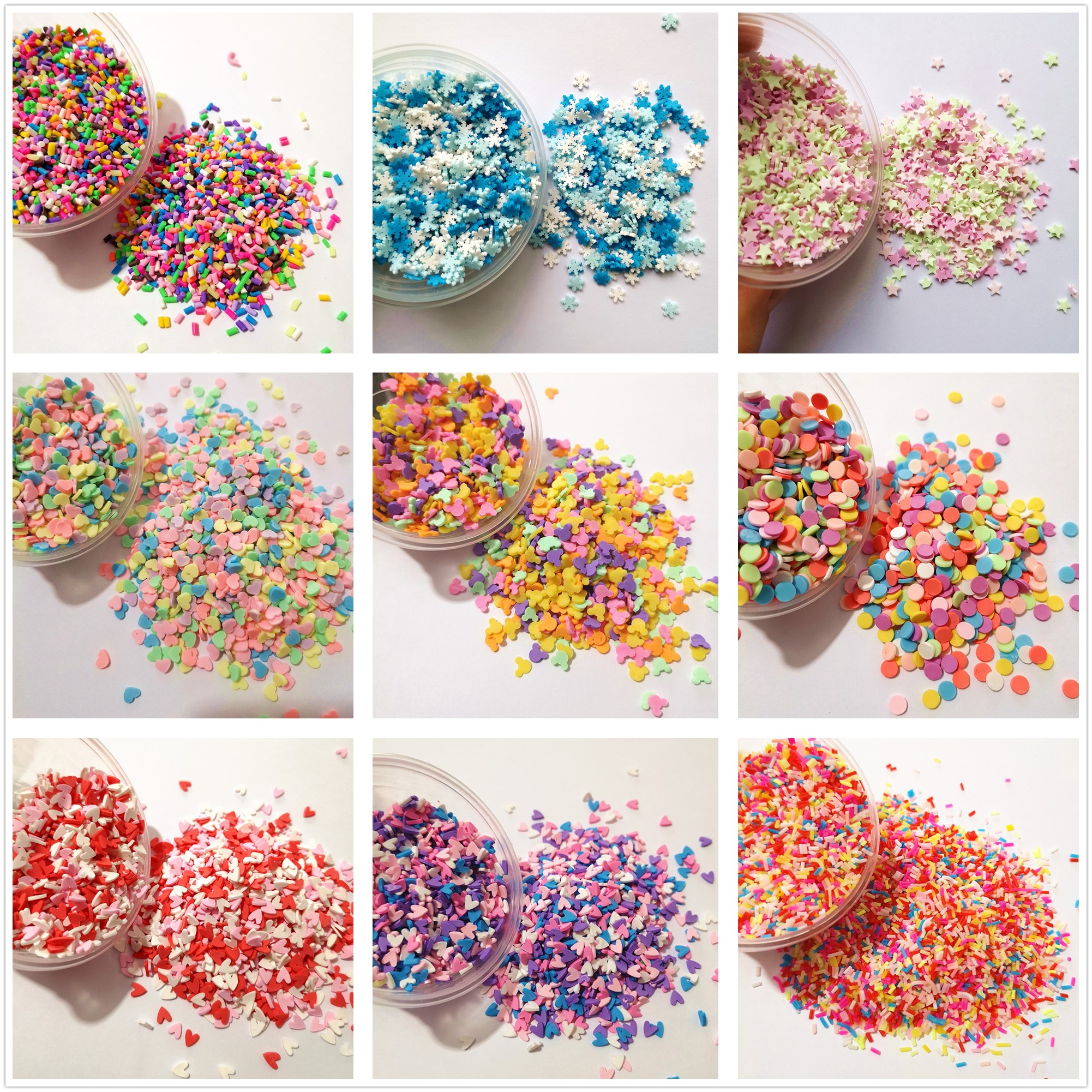 Spicy Food Snacks - 100g/bag Slime Filler Clay Sprinkles Filler