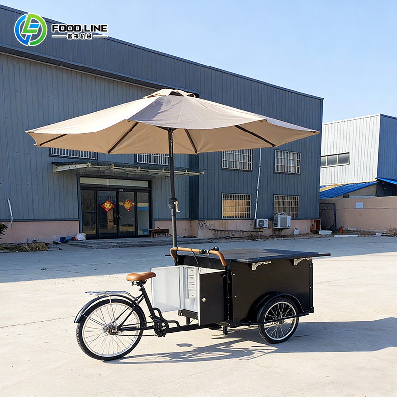 Food Snacks Business - Mini Ice Cream Cart Mobile Sweet