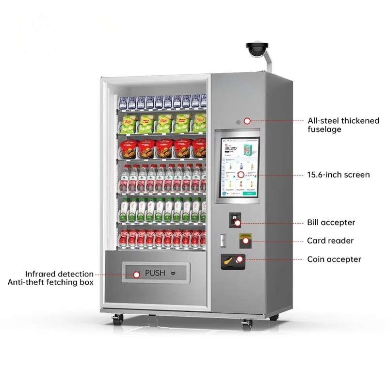 Food Drink Snacks - Customized Unattended Smart Snack And Drink