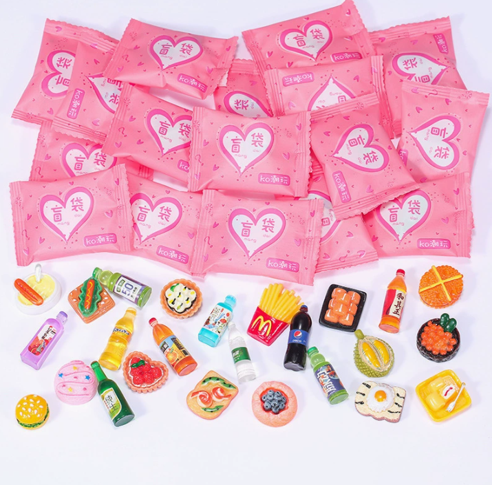 Food Drink Snacks - Random Style Bag Miniature Food Toy