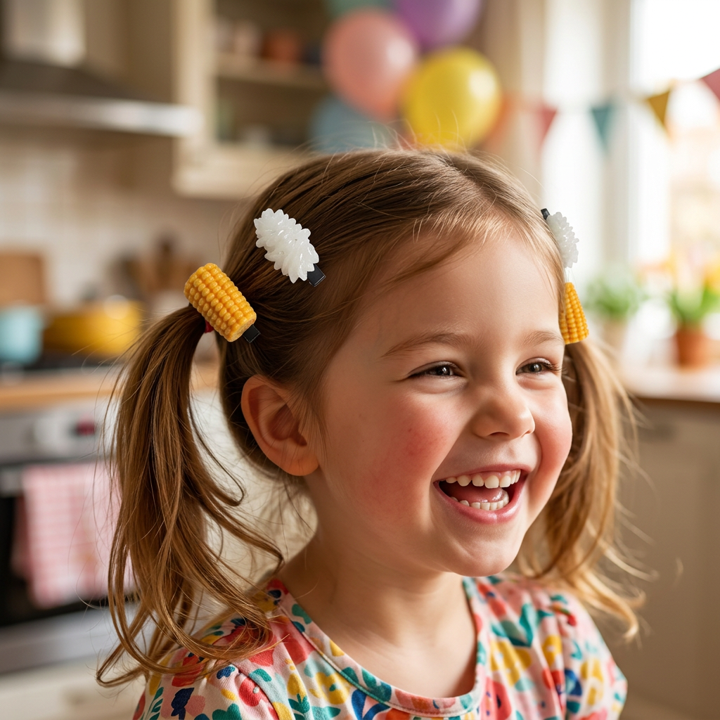 Mini Food Hair Clips Set Reali - Food Like Snacks ulasan dan harga