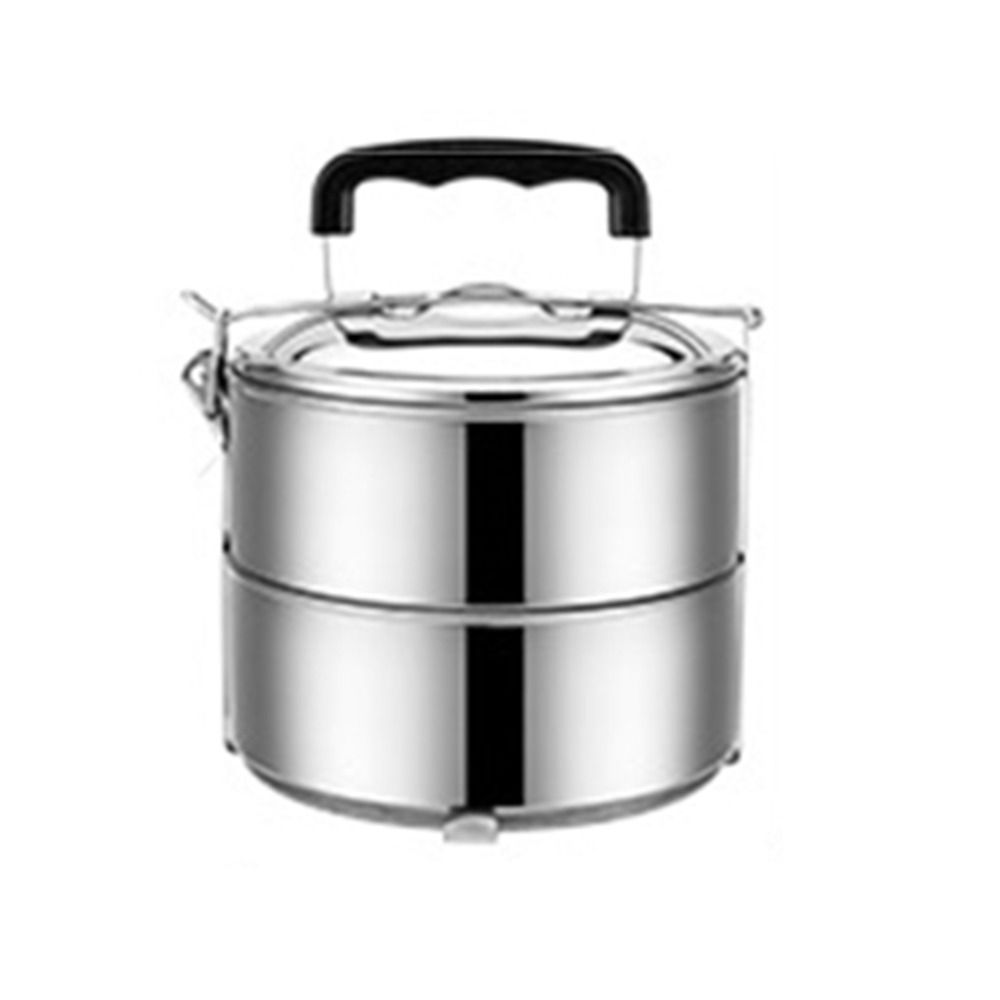 Round Stackable Lunch Snack Bo - Snacks Food Warmer ulasan dan harga