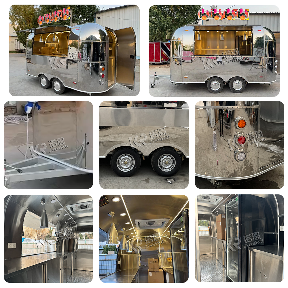 Outdoor Mobile Food Truck Stai - Food Snacks Business ulasan dan harga