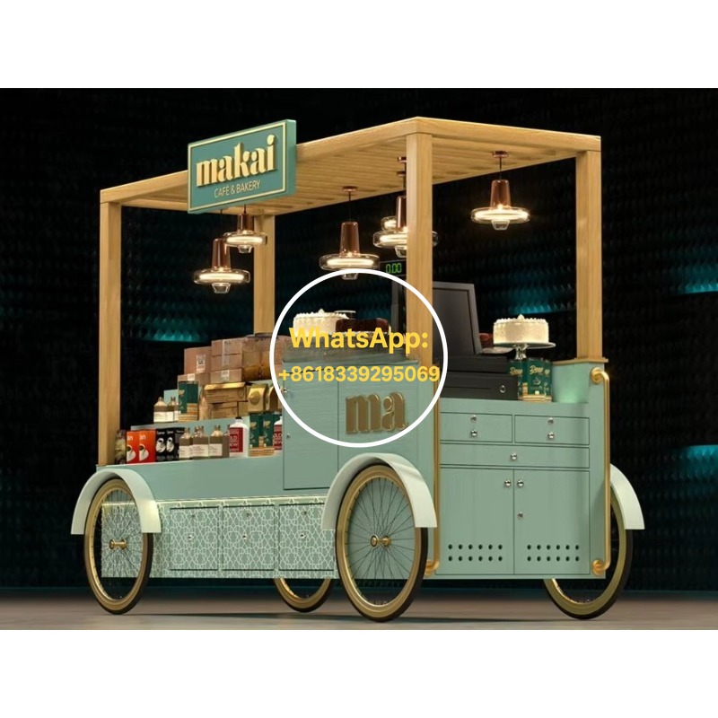 Mobile Ice Cream Bike Push Car - Food Snacks Business ulasan dan harga