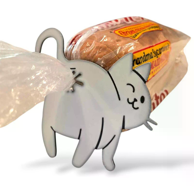 2pcs 3D Cat Butt Bread Bag Cli - Food Lovers Snacks ulasan dan harga