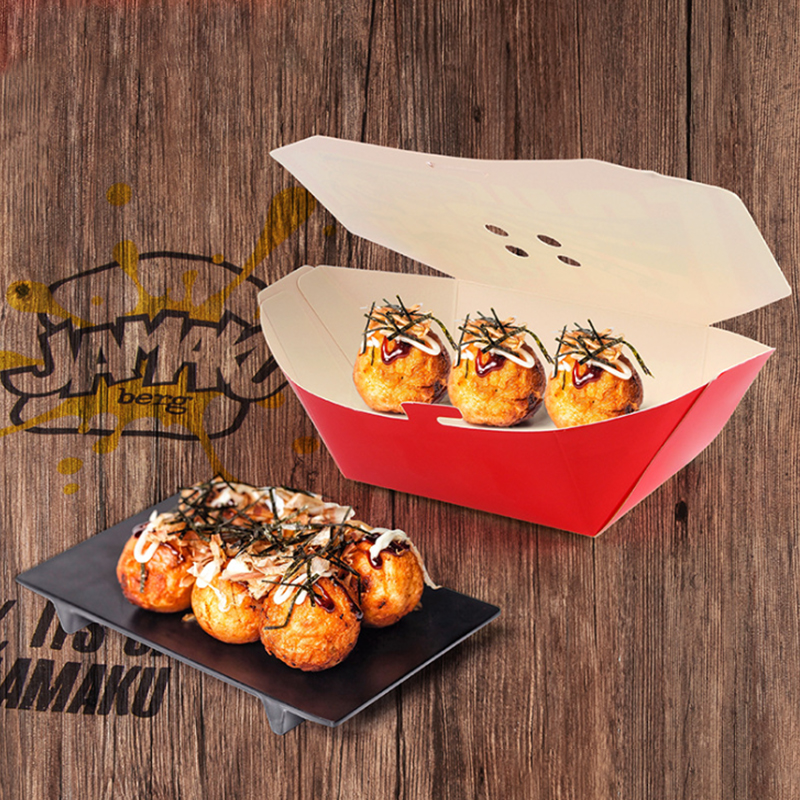 100Pcs Disposable Cartoon Octo - Street Food Snacks ulasan dan harga