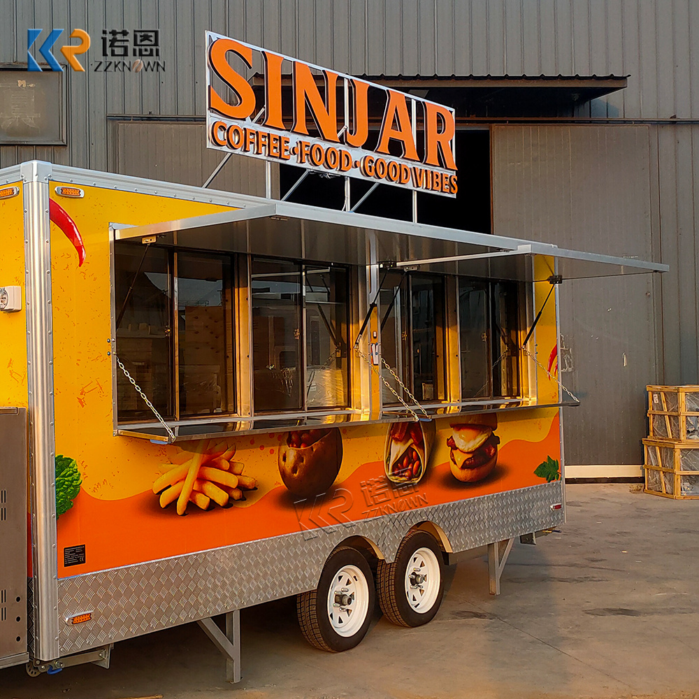 CE DOT Outdoor Food Trailers S - Food Truck With Snacks ulasan dan harga