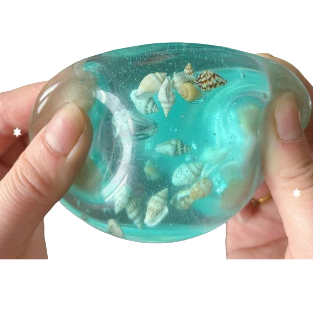 Blue Maltose Sea Squishy Fidge - Spicy Food Snacks ulasan dan harga