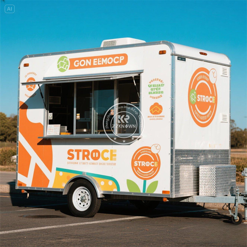 Snack Food Trailer Hamburger M - Food Truck With Snacks ulasan dan harga