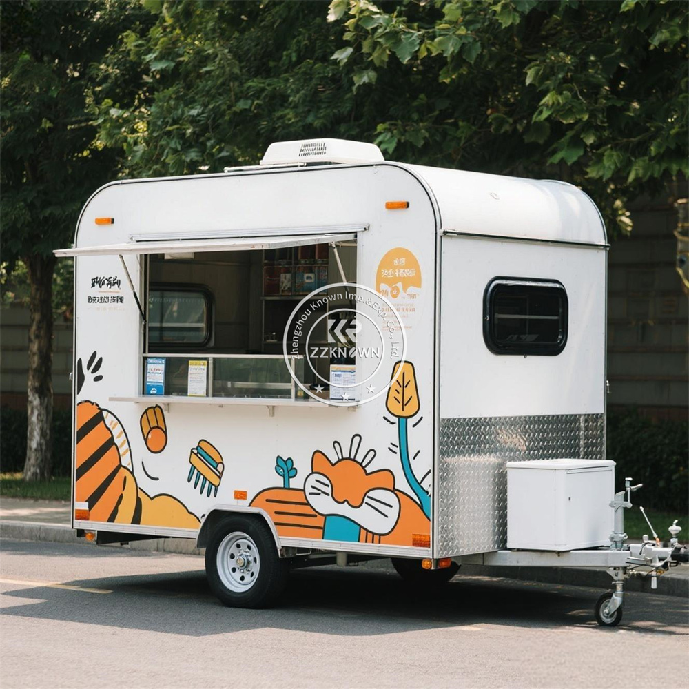 Snack Food Trailer Hamburger M - Food Truck With Snacks ulasan dan harga