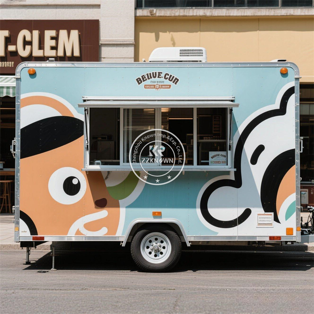 Snack Food Trailer Hamburger M - Food Truck With Snacks ulasan dan harga