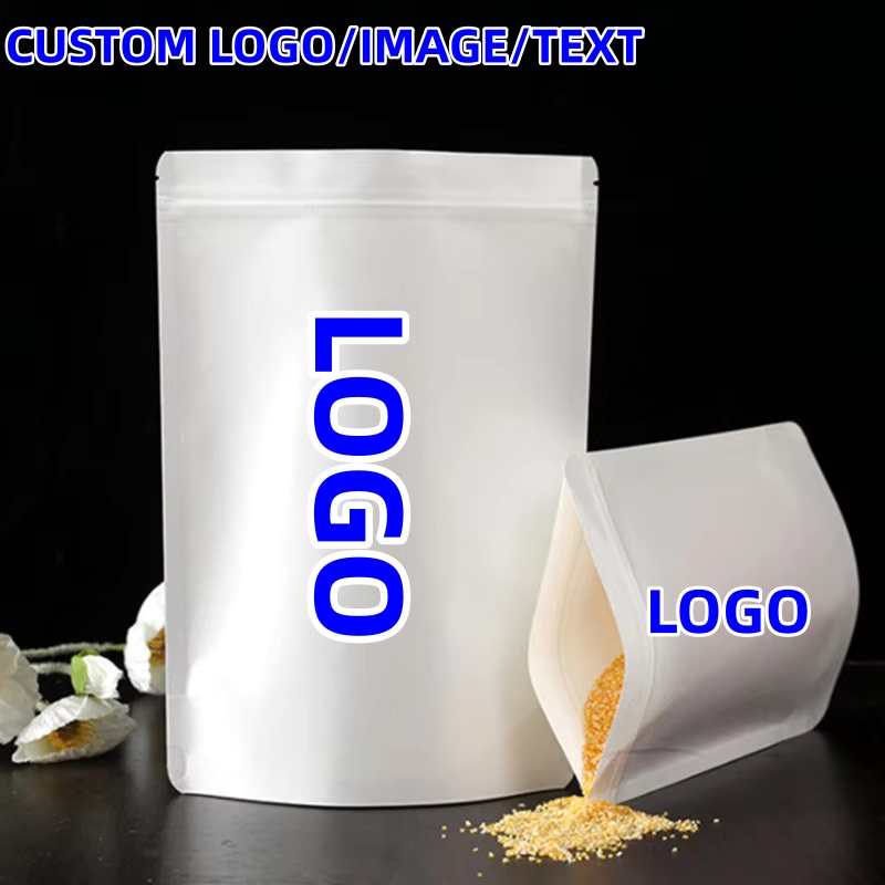 100PCS White Paper + PE Inlay  - Food Like Snacks ulasan dan harga