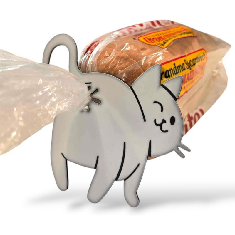2-Pack 3D Cat Butt Bread Bag C - Food Lovers Snacks ulasan dan harga