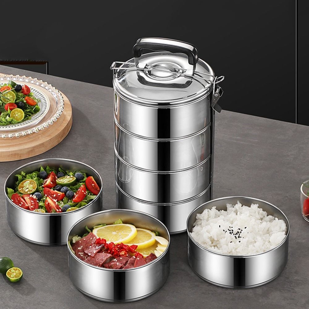 Stackable Lunch Snack Box Stai - Snacks Food Warmer ulasan dan harga