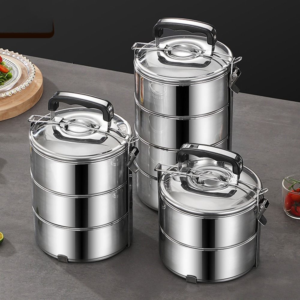 Stackable Lunch Snack Box Stai - Snacks Food Warmer ulasan dan harga