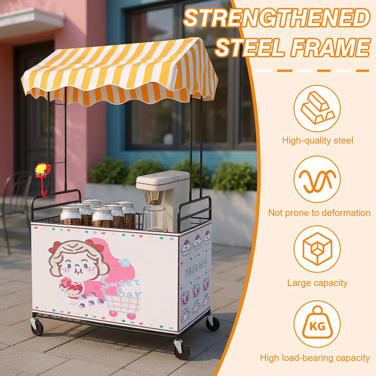 Business Mobile Catering Cart  - Food Snacks Business ulasan dan harga