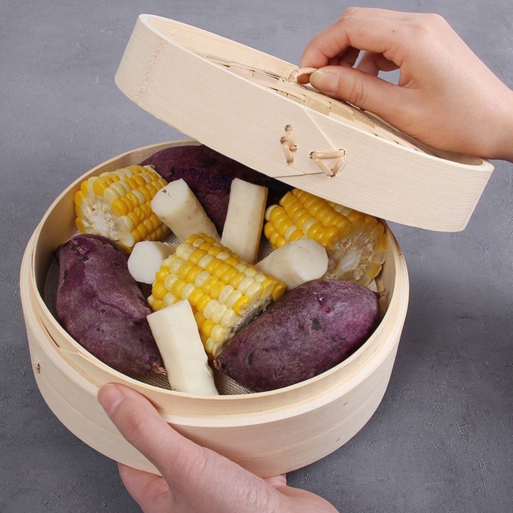 Chinese Steamer Bamboo Steamer - Food Like Snacks ulasan dan harga