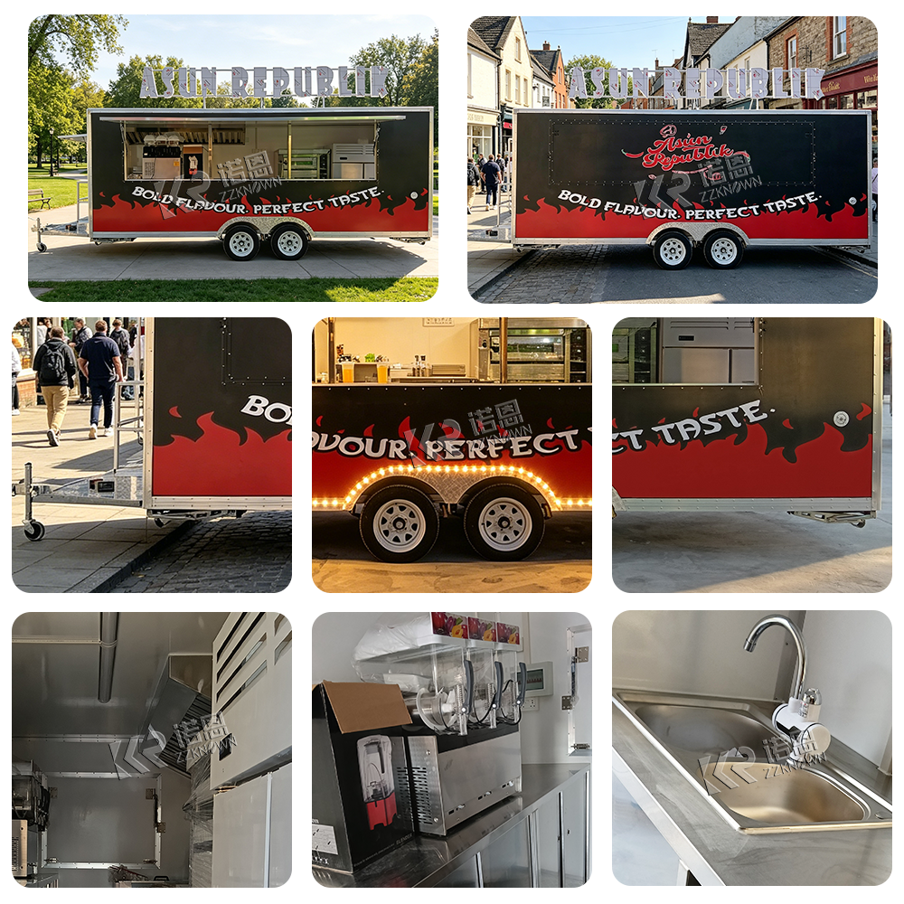 Mobile Food Truck with Exhaust - Food Snacks Business ulasan dan harga