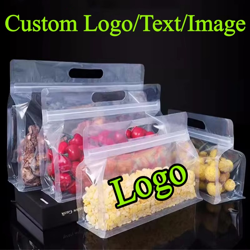 100PCS 3D Stand-up Clear Porta - Food Like Snacks ulasan dan harga