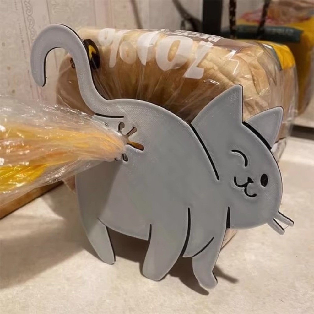 Cute 3D Printed Bread Bag Clip - Food Lovers Snacks ulasan dan harga