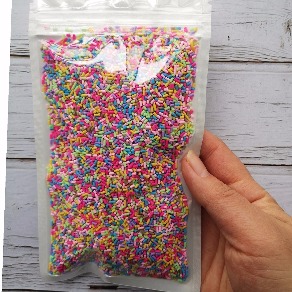 100g/bag Slime Filler Clay Spr - Spicy Food Snacks ulasan dan harga