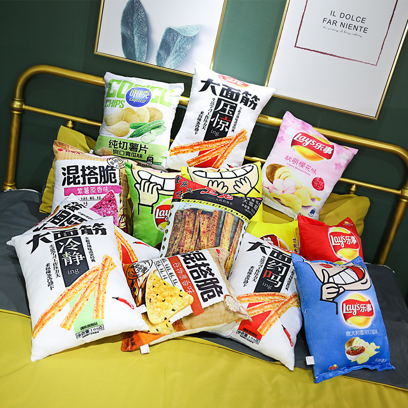 40cm/45cm Simulation Potato Ch - Spicy Food Snacks ulasan dan harga