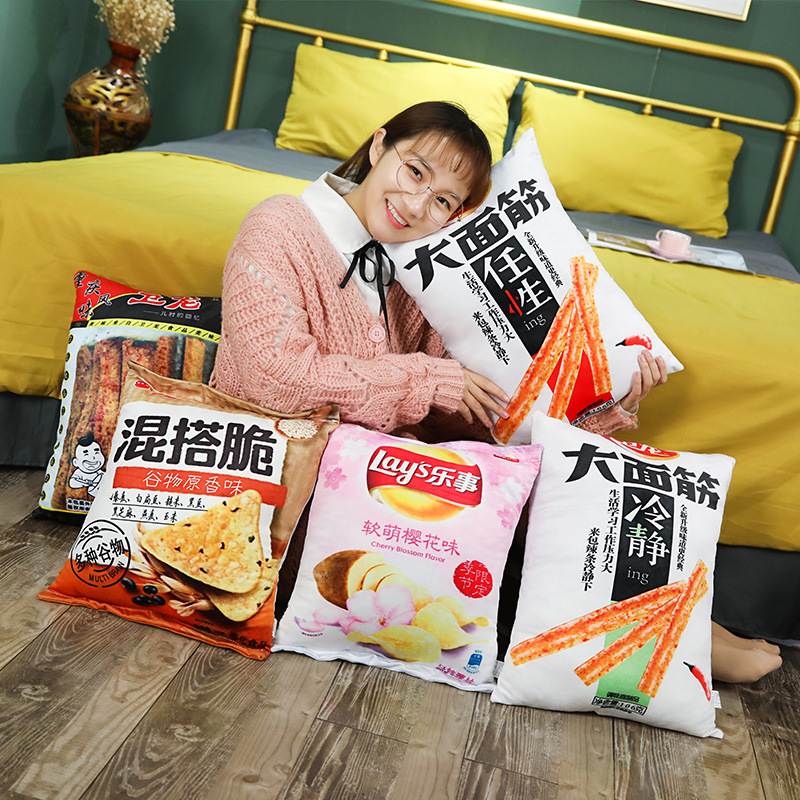 40cm/45cm Simulation Potato Ch - Spicy Food Snacks ulasan dan harga
