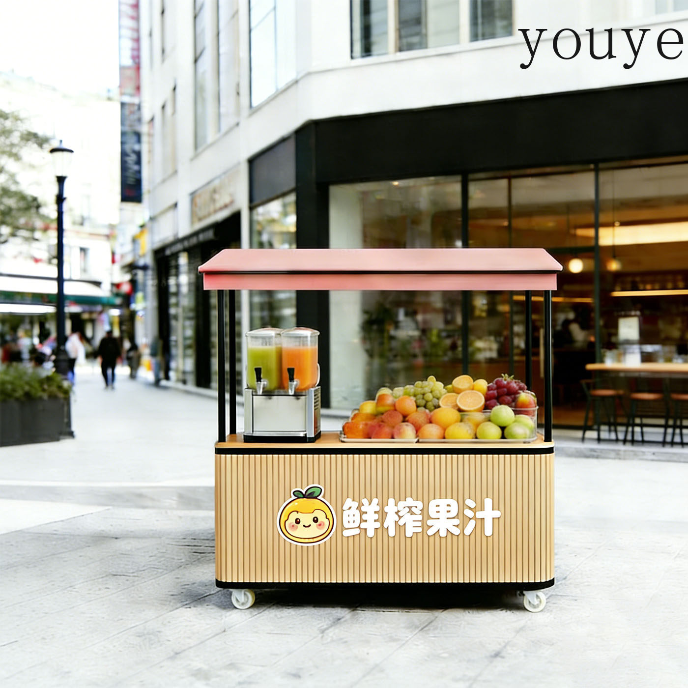 Commercial street stall carts, - Street Food Snacks ulasan dan harga