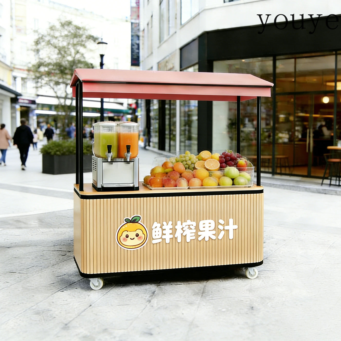 Commercial street stall carts, - Street Food Snacks ulasan dan harga