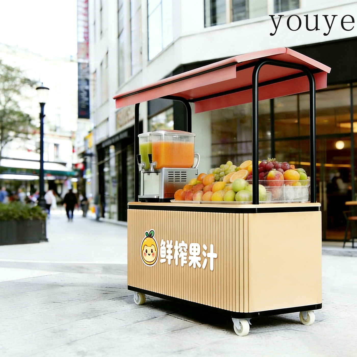 Commercial street stall carts, - Street Food Snacks ulasan dan harga