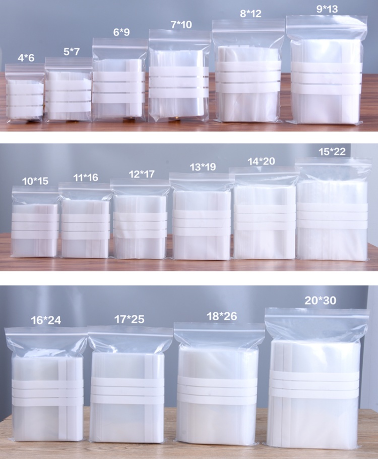 200PCS PE Clear Plastic Writin - Food Like Snacks ulasan dan harga