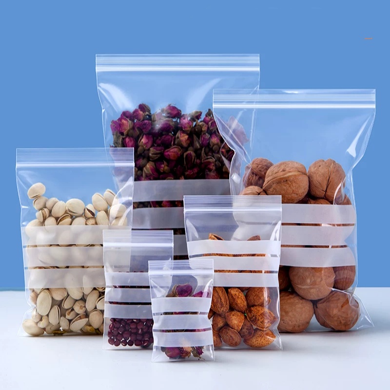 200PCS PE Clear Plastic Writin - Food Like Snacks ulasan dan harga