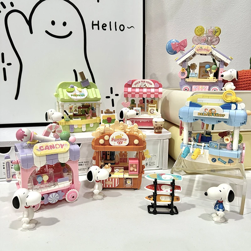 Snoopy Store Building Blocks S - Spicy Food Snacks ulasan dan harga