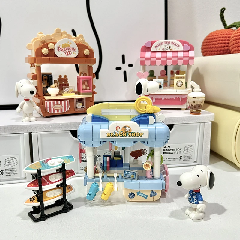 Snoopy Store Building Blocks S - Spicy Food Snacks ulasan dan harga