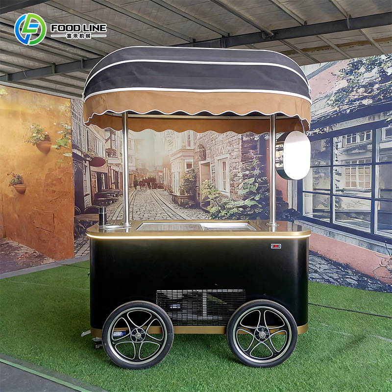 Mini Ice Cream Cart Mobile Swe - Food Snacks Business ulasan dan harga