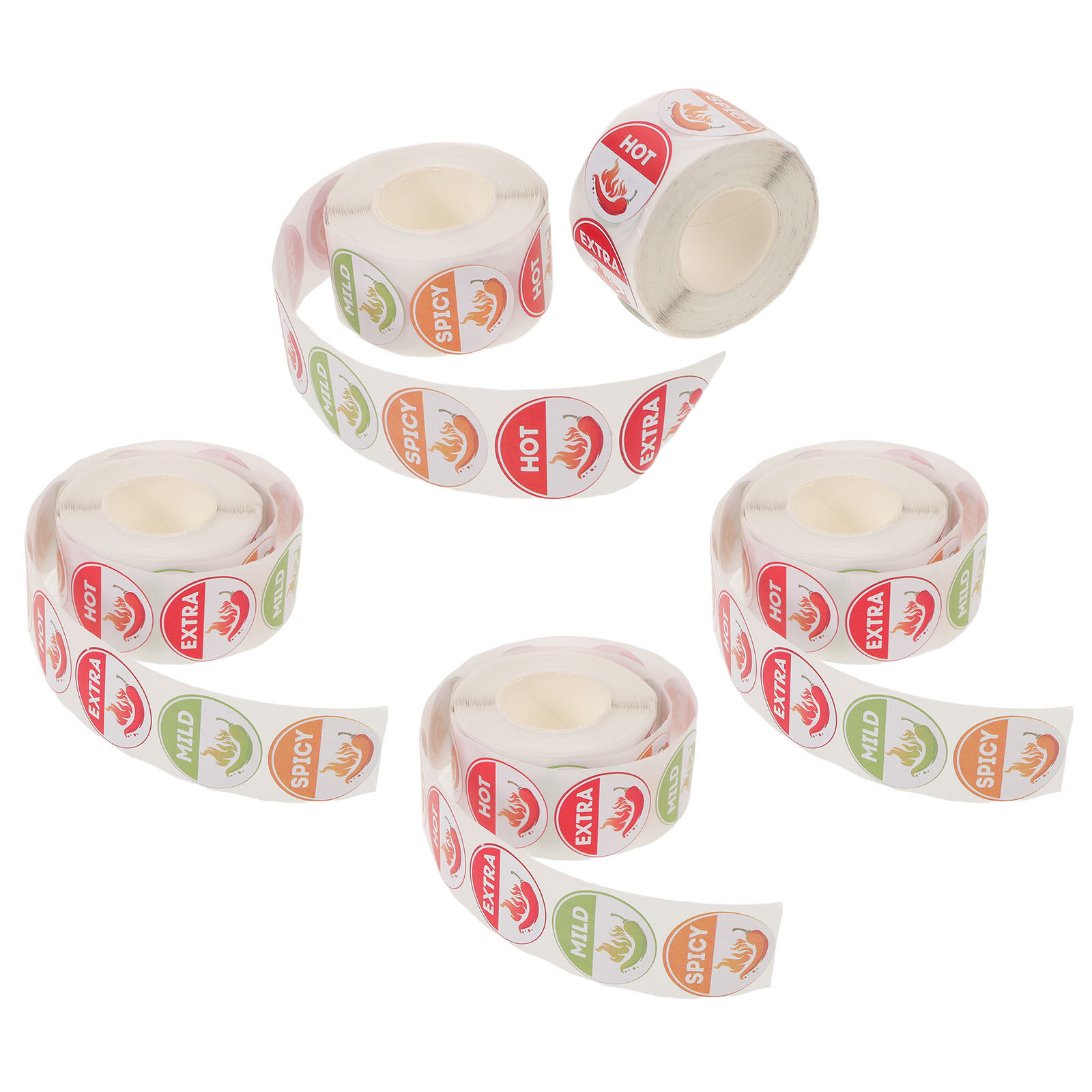 5 Rolls Round Spicy Hot Sticke - Spicy Food Snacks ulasan dan harga