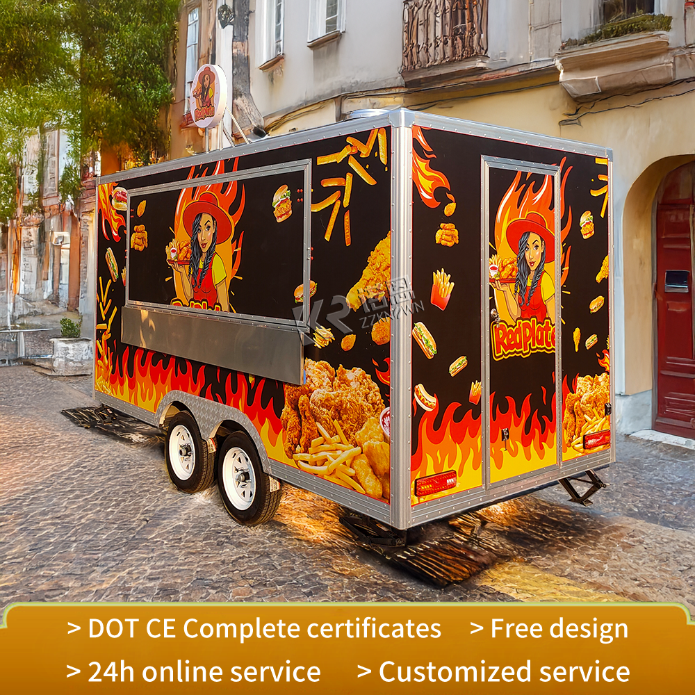 High Quality Food Cart Caravan - Food Snacks Business ulasan dan harga