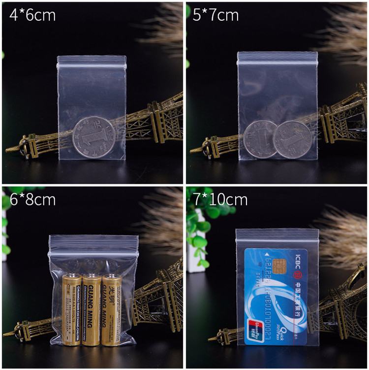 Clear PE Plastic Zipper Packag - Food Like Snacks ulasan dan harga