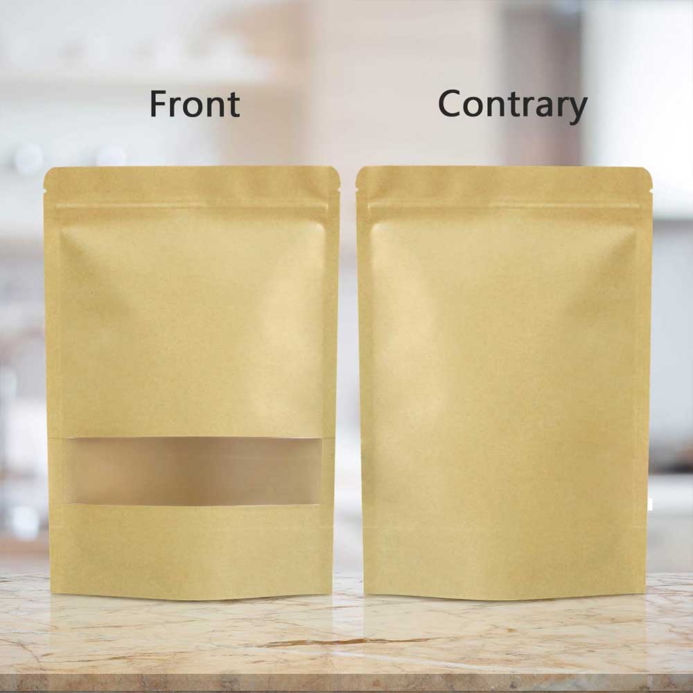 10-50pcs Upright Seal Bone Zip - Food Like Snacks ulasan dan harga