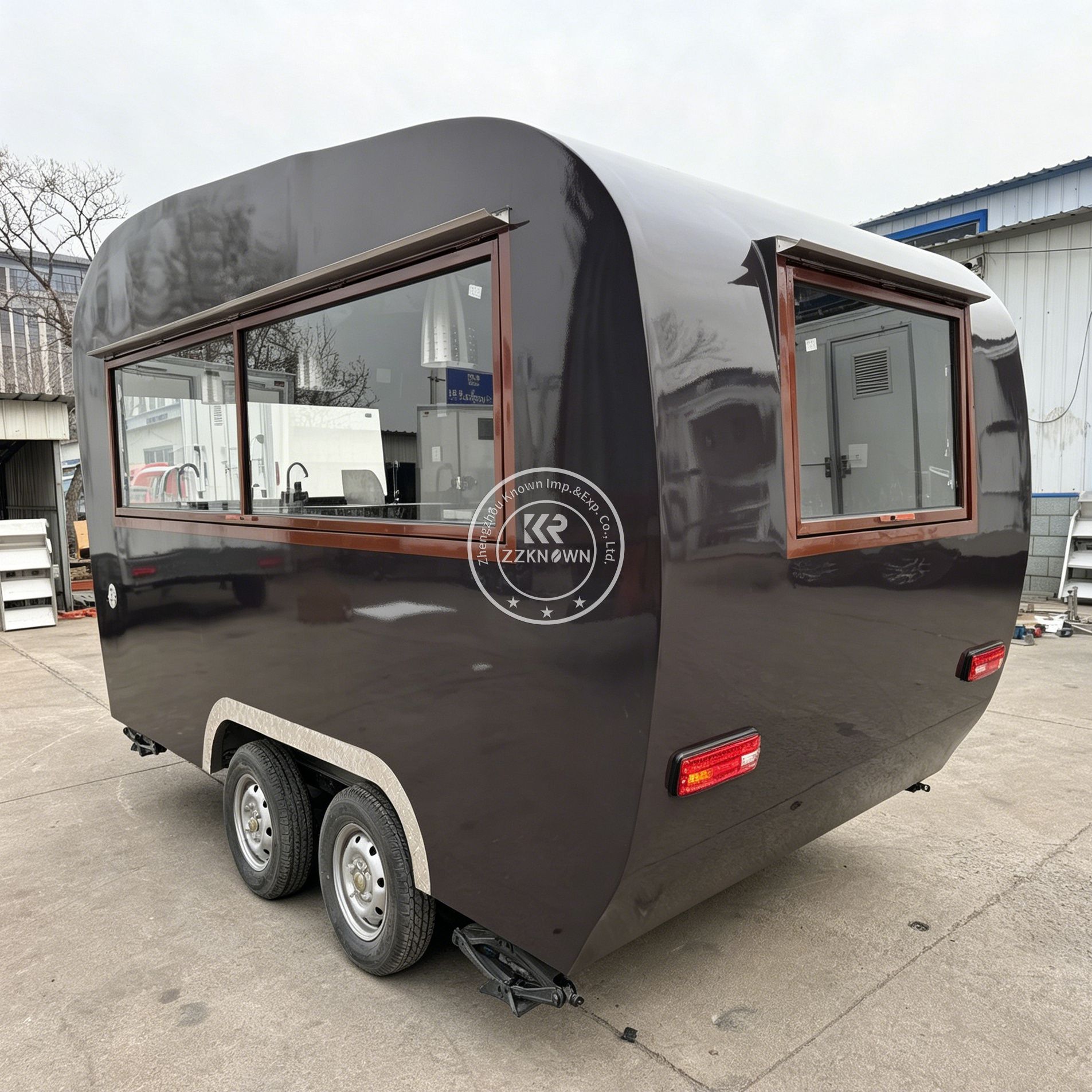Outdoor Mobile Coffee Bubble T - Food Truck With Snacks ulasan dan harga