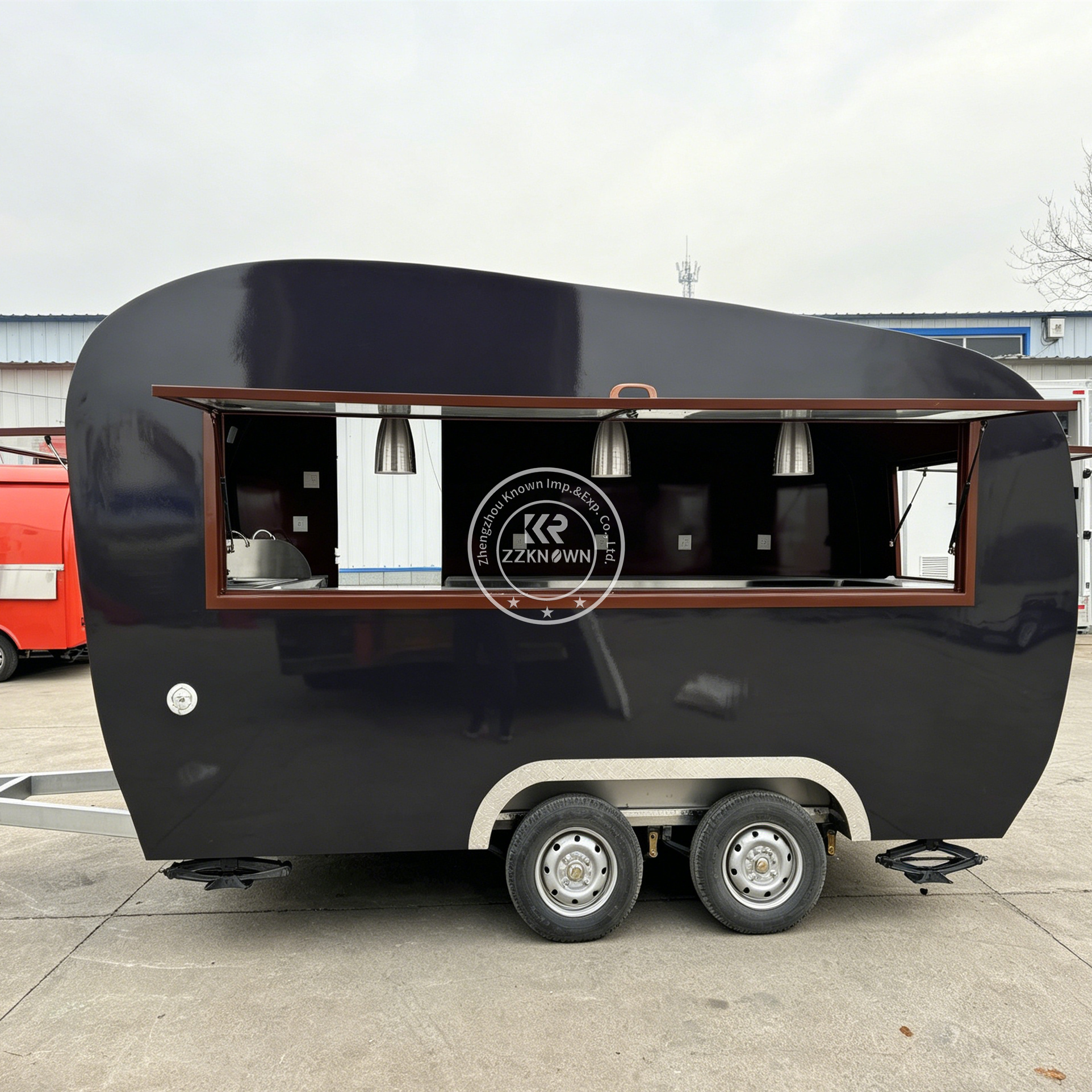 Outdoor Mobile Coffee Bubble T - Food Truck With Snacks ulasan dan harga