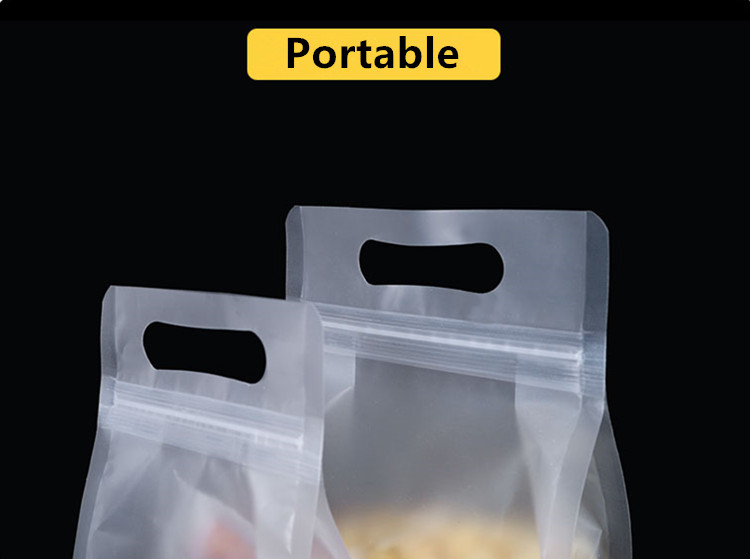 100PCS 3D Frosted Plastic Zipl - Food Like Snacks ulasan dan harga