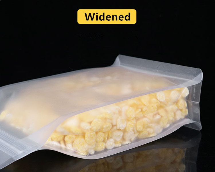 100PCS 3D Frosted Plastic Zipl - Food Like Snacks ulasan dan harga