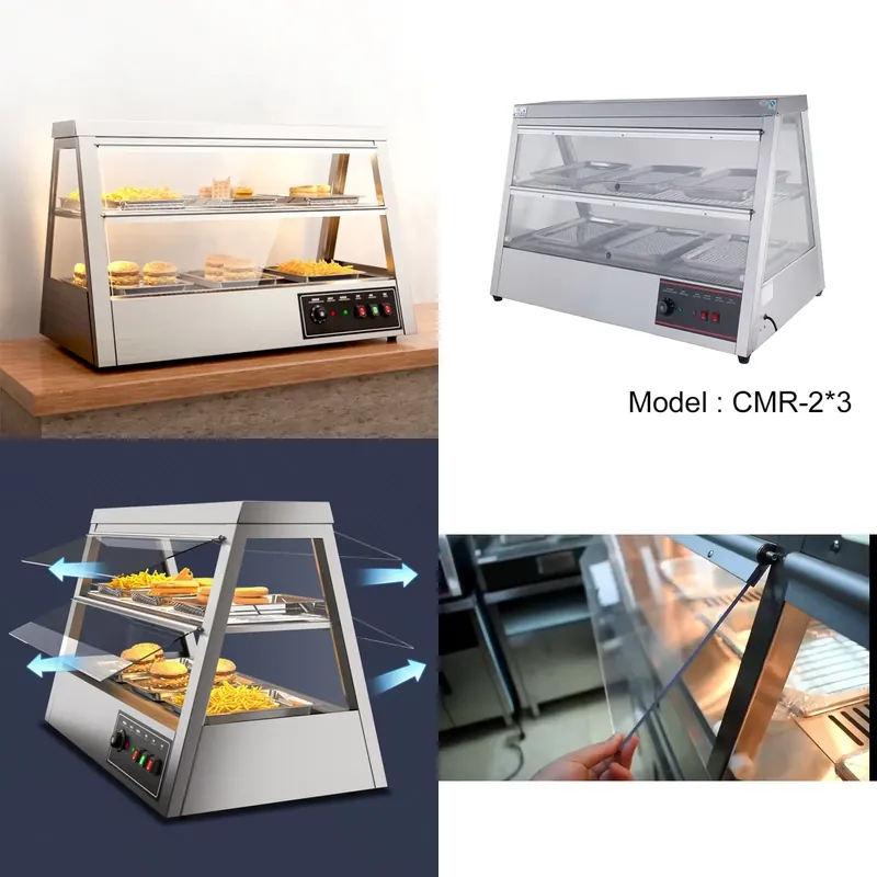 Stainless Steel Countertop Chi - Snacks Food Warmer ulasan dan harga