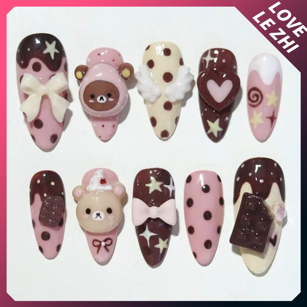 10Pcs Cartoon Kawaii Anime Ril - Food Like Snacks ulasan dan harga