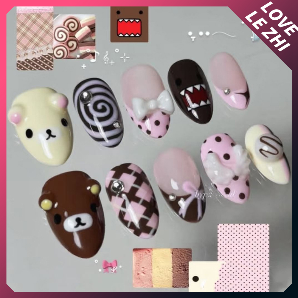 10Pcs Cartoon Kawaii Anime Ril - Food Like Snacks ulasan dan harga